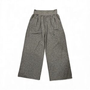 Women's Blue Wide Leg Pants Elastic Waist Pull On Size Large